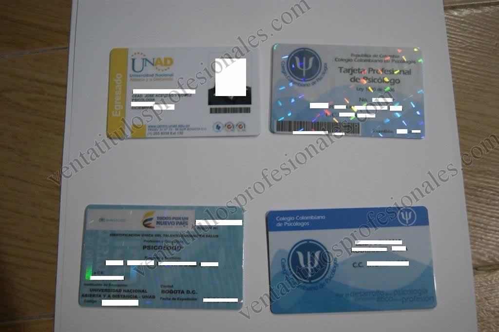 VENTA DE TARJETAS PROFESIONALES FALSAS