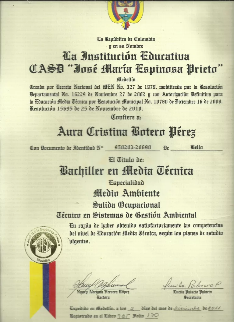 venta diplomas bachiller bogota